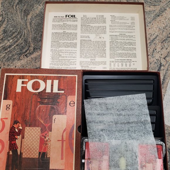 [GREAT Condition] Vintage 1968 "Foil" COMPLETE 3M Bookshelf Game - Picture 4 of 6